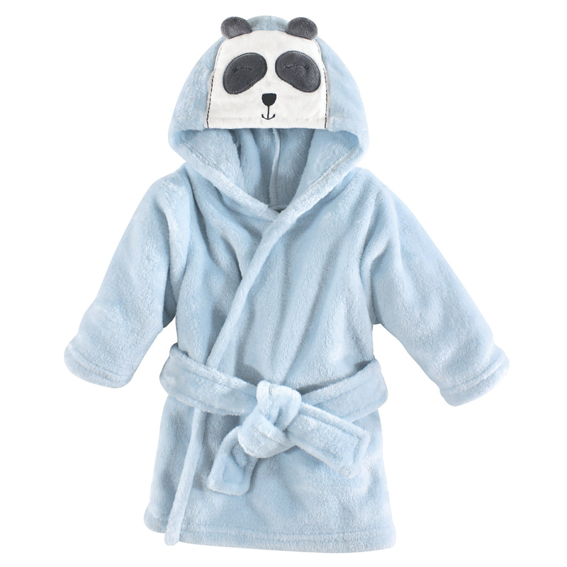 Hudson Baby Plush Animal Face Bathrobe, Modern Panda