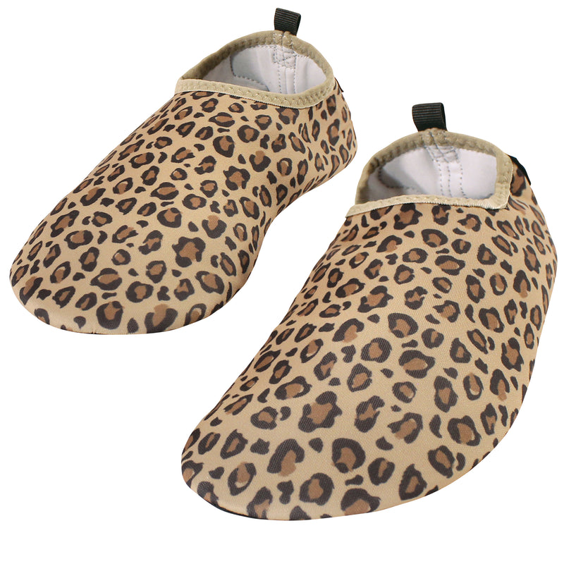 Hudson Baby Water Shoes for Sports, Yoga, Beach and Outdoors, Kids and Adult Leopard