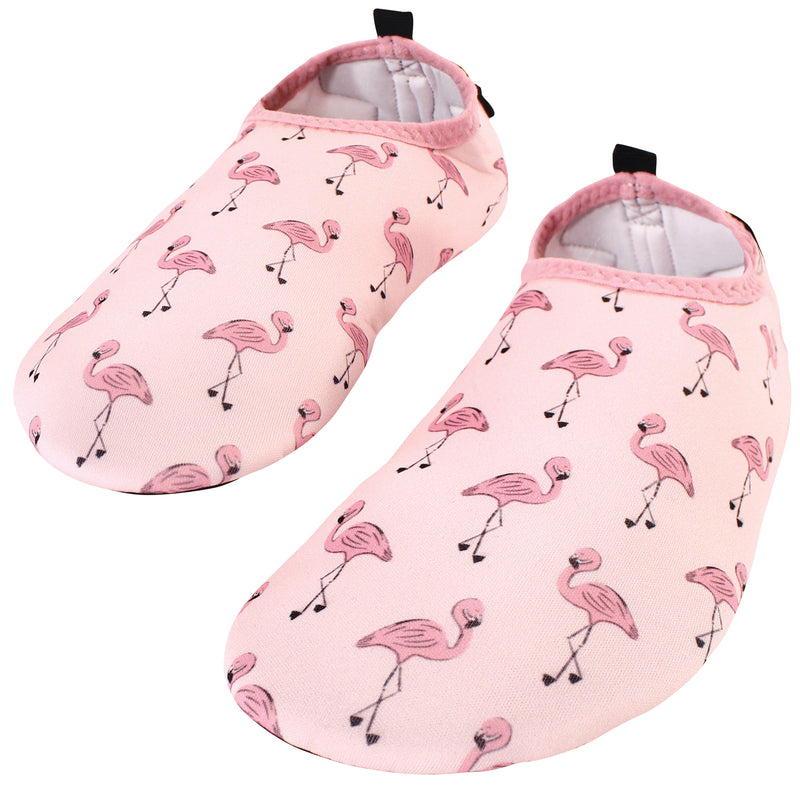 Hudson Baby Water Shoes for Sports, Yoga, Beach and Outdoors, Kids and Adult Flamingo