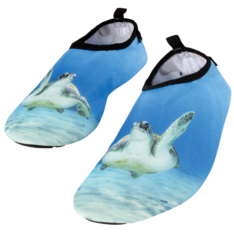 Hudson Baby Water Shoes for Sports, Yoga, Beach and Outdoors, Kids and Adult Sea Turtle