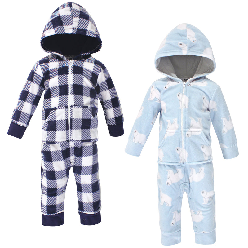 Hudson Baby Fleece Jumpsuits, Coveralls, and Playsuits, Polar Bear Baby
