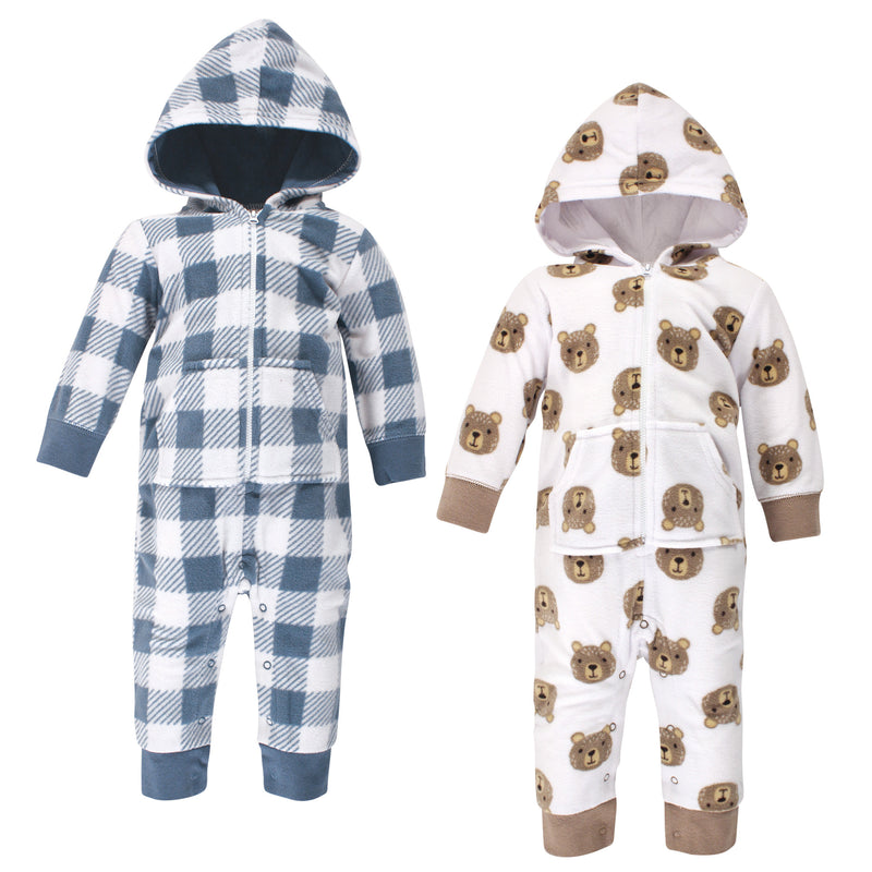 Hudson Baby Fleece Jumpsuits, Coveralls, and Playsuits, Little Bear Baby