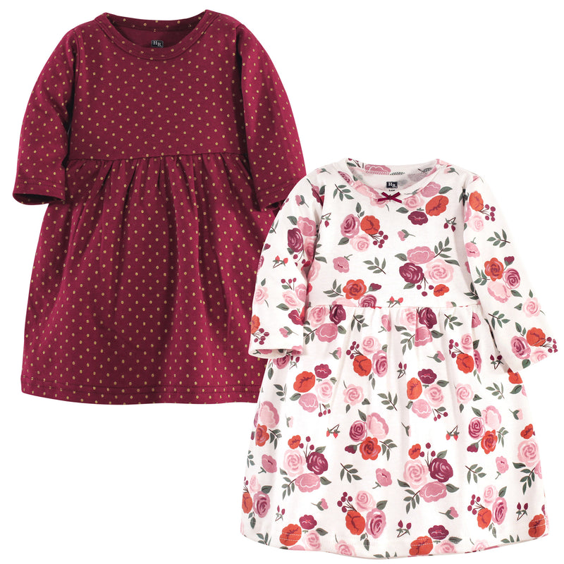 Hudson Baby Cotton Dresses, Fall Floral