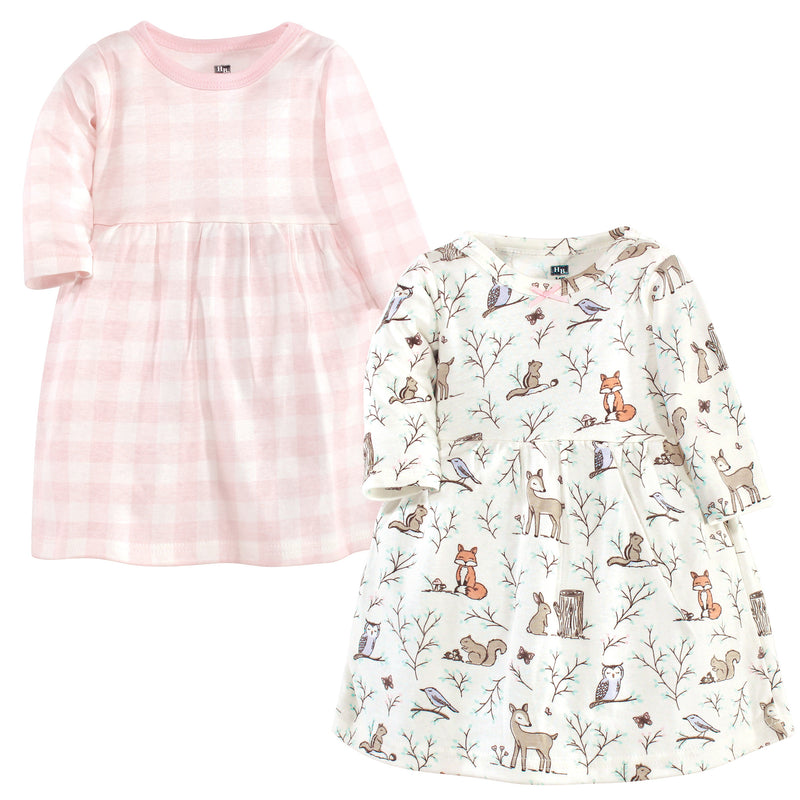 Hudson Baby Cotton Dresses, Enchanted Forest