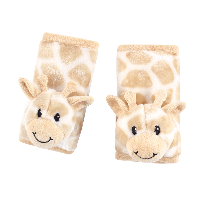 Hudson Baby Cushioned Strap Covers, Giraffe