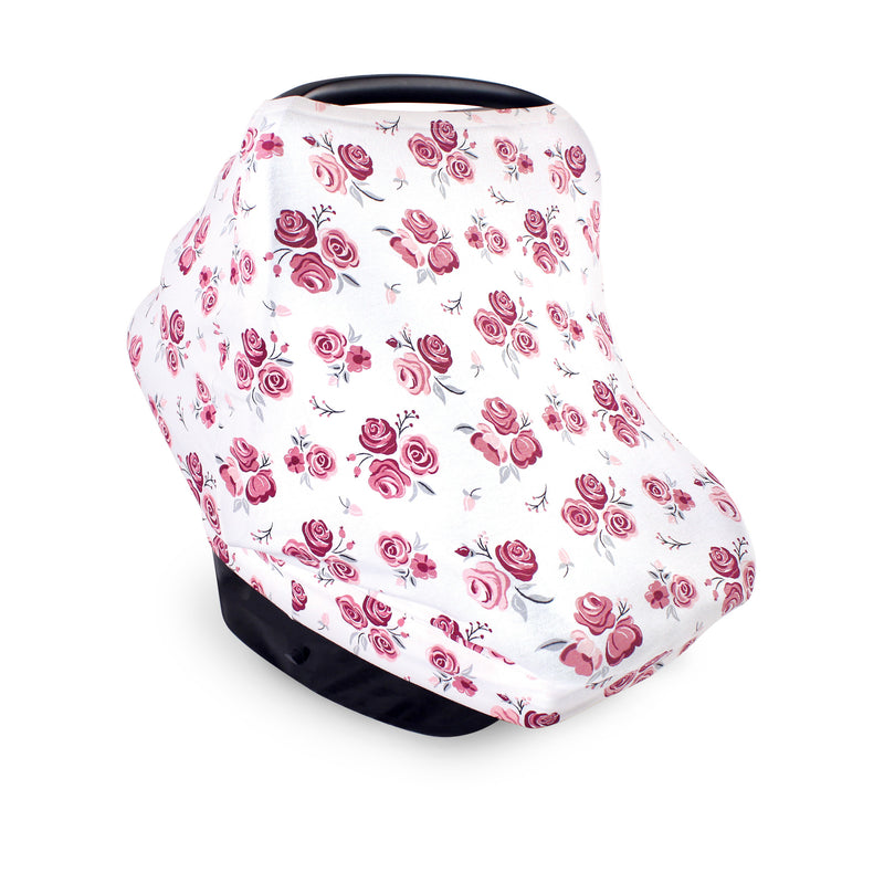 Hudson Baby Multi-use Car Seat Canopy, Roses