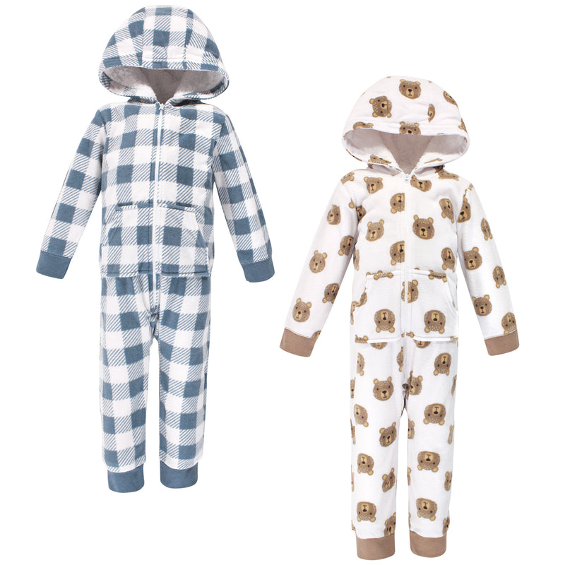 Hudson Baby Fleece Jumpsuits, Coveralls, and Playsuits, Little Bear Toddler