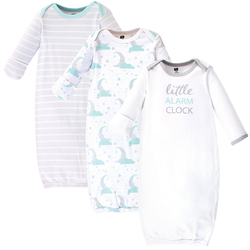 Hudson Baby Cotton Gowns, Alarm Clock
