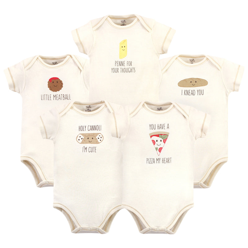 Touched by Nature Organic Cotton Bodysuits, Pizza