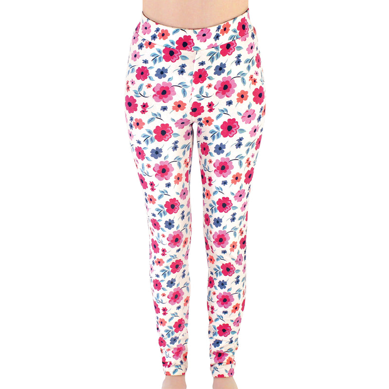 Touched by Nature Organic Cotton Leggings, Garden Floral Women