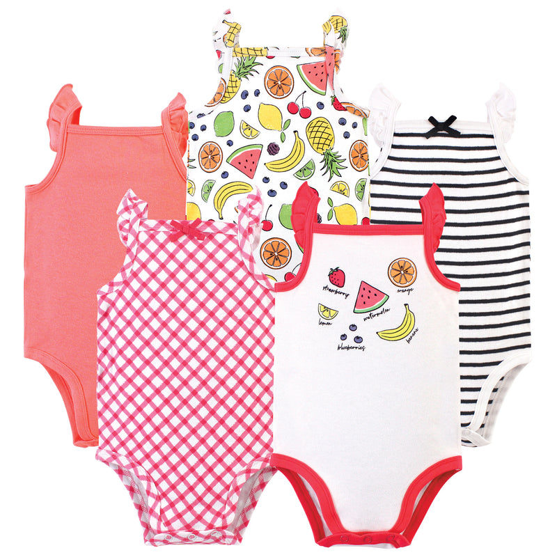 Touched by Nature Organic Cotton Bodysuits, Fruit