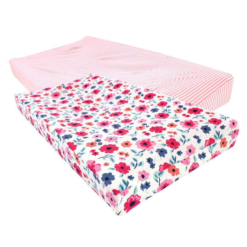 Touched by Nature Organic Cotton Changing Pad Cover, Garden Floral