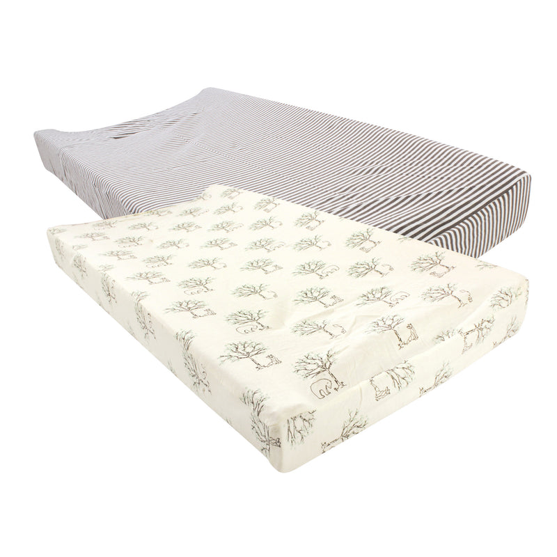 Touched by Nature Organic Cotton Changing Pad Cover, Birch Trees