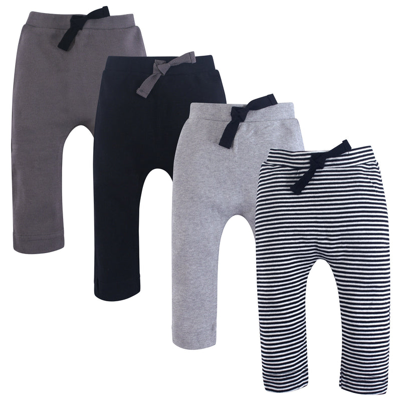 Touched by Nature Organic Cotton Pants, Black Gray