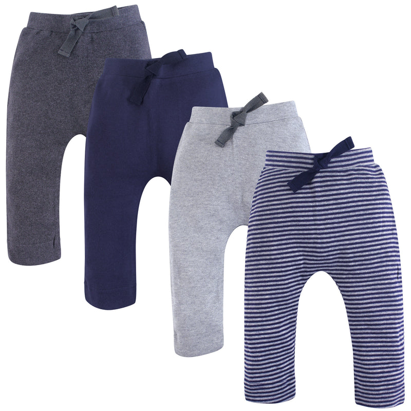 Touched by Nature Organic Cotton Pants, Navy Gray