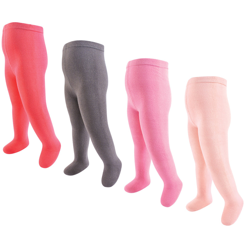 Touched by Nature Organic Cotton Tights, Coral Charcoal