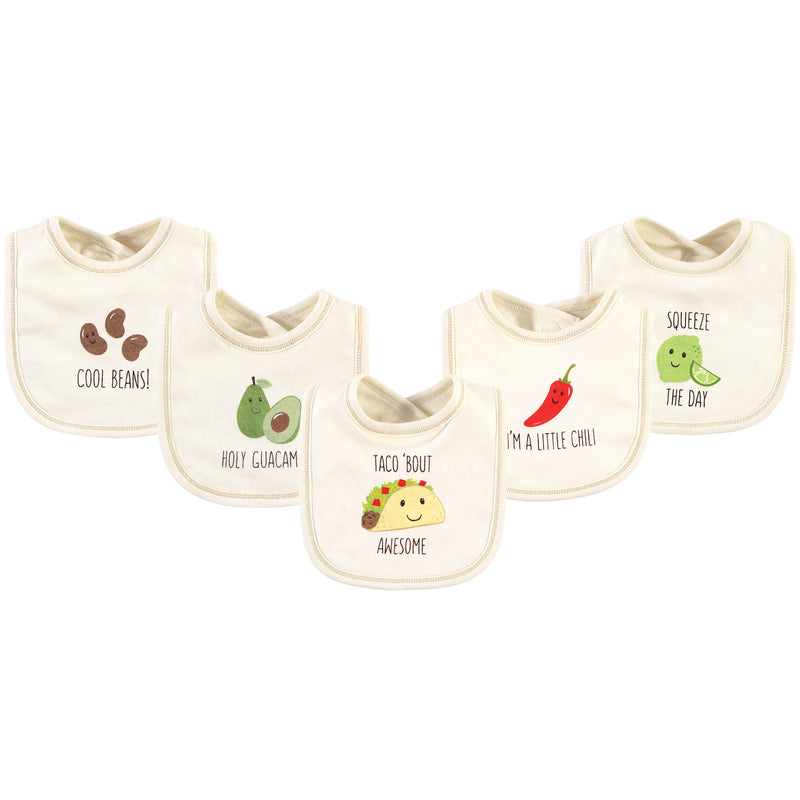 Touched by Nature Organic Cotton Bibs, Taco