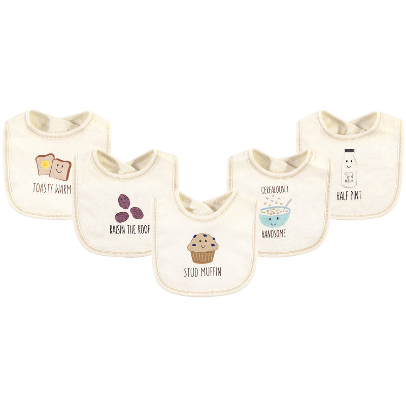 Touched by Nature Organic Cotton Bibs, Muffin
