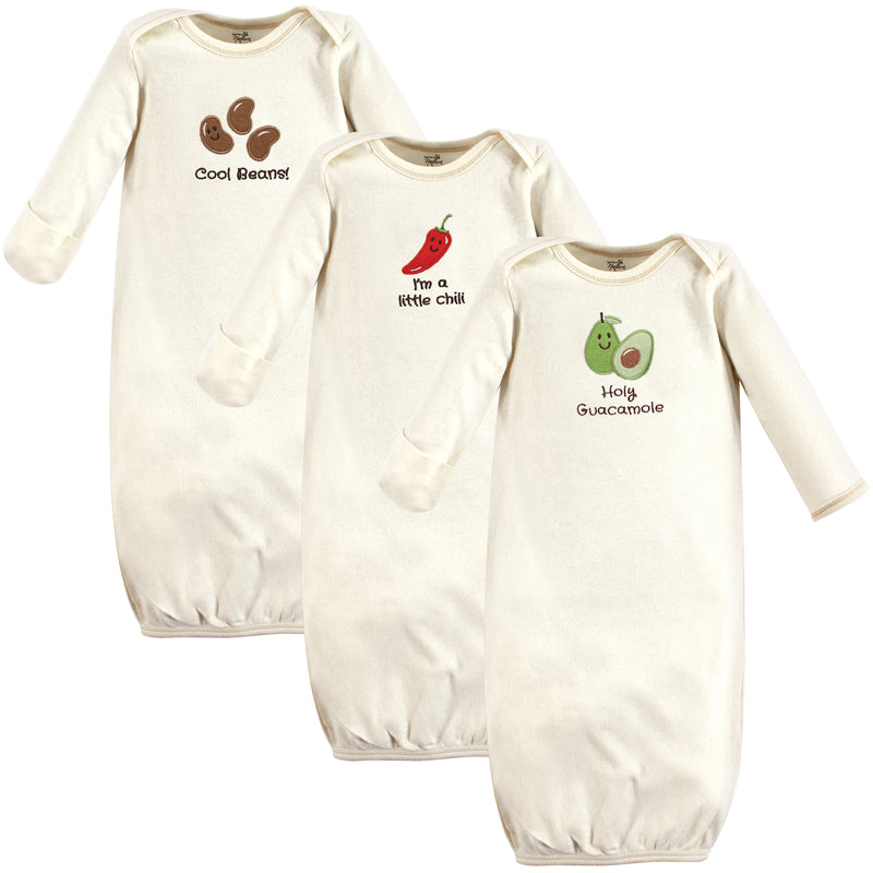 Touched by Nature Organic Cotton Gowns, Guacamole