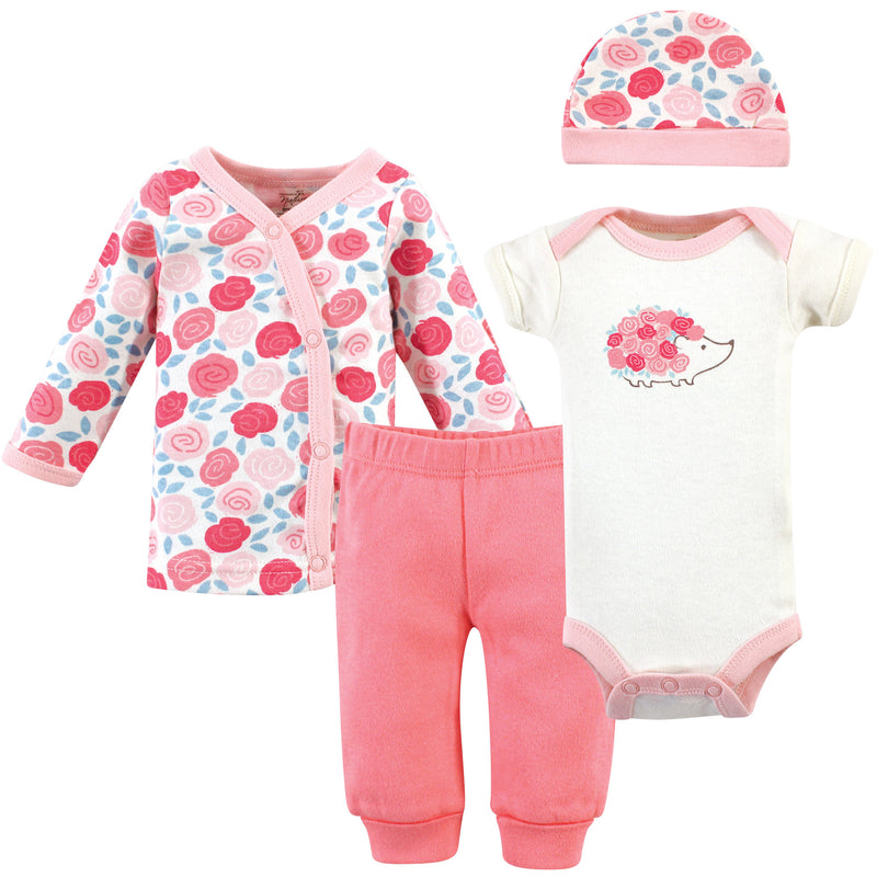 Touched by Nature Organic Cotton Preemie Layette Set, Rosebud
