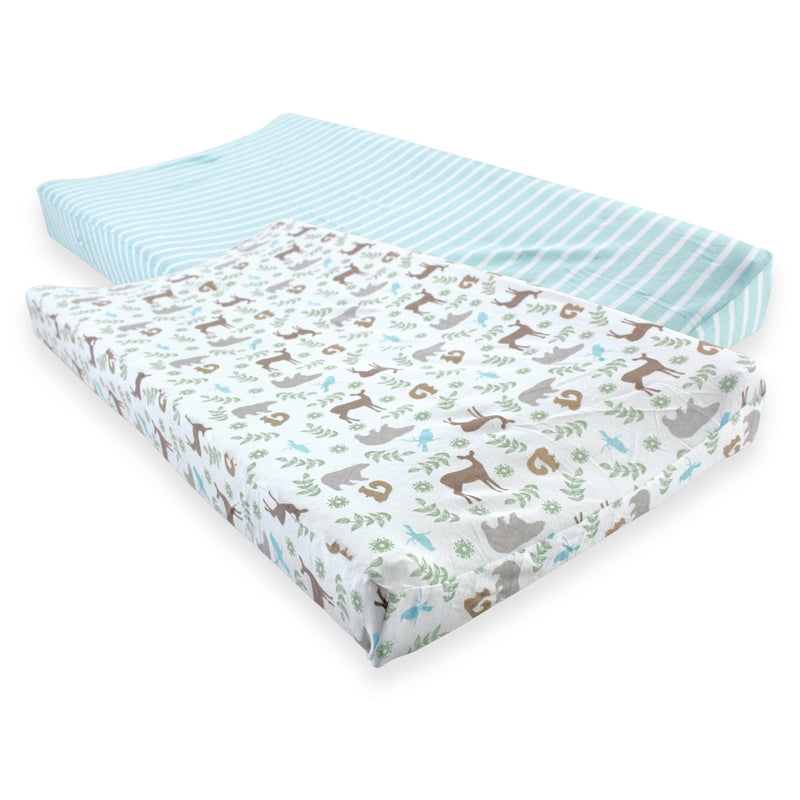 Touched by Nature Organic Cotton Changing Pad Cover, Forest