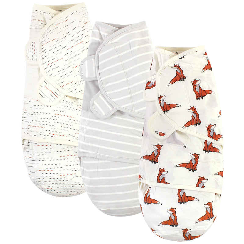 Touched by Nature Organic Cotton Swaddle Wraps, Boho Fox