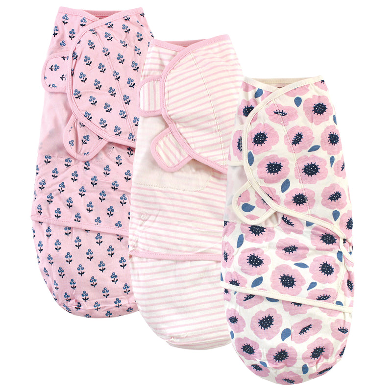Touched by Nature Organic Cotton Swaddle Wraps, Blossoms