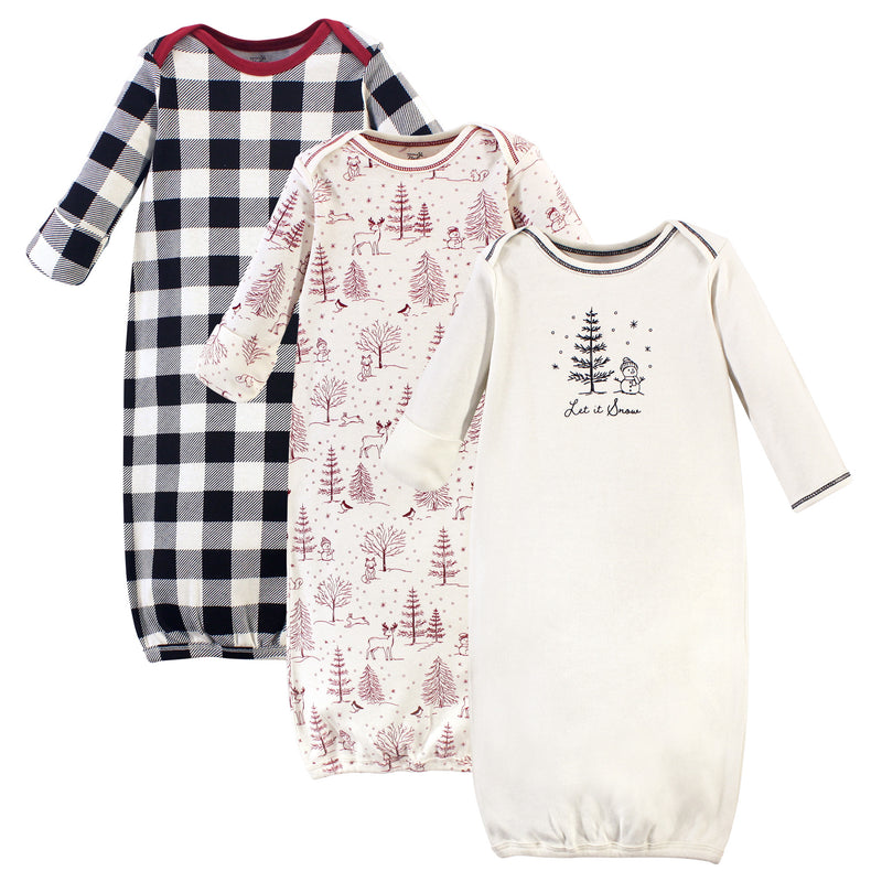 Touched by Nature Organic Cotton Gowns, Winter Woodland
