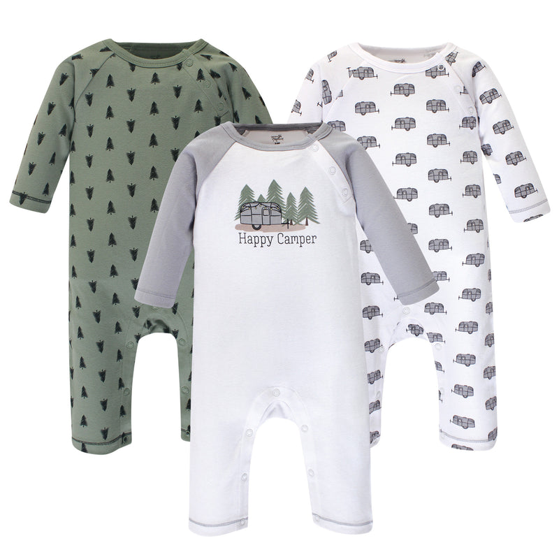 Touched by Nature Organic Cotton Coveralls, Happy Camper