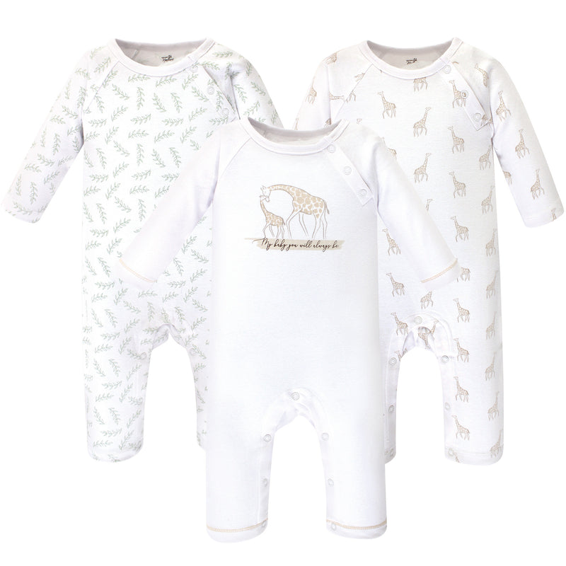Touched by Nature Organic Cotton Coveralls, Little Giraffe