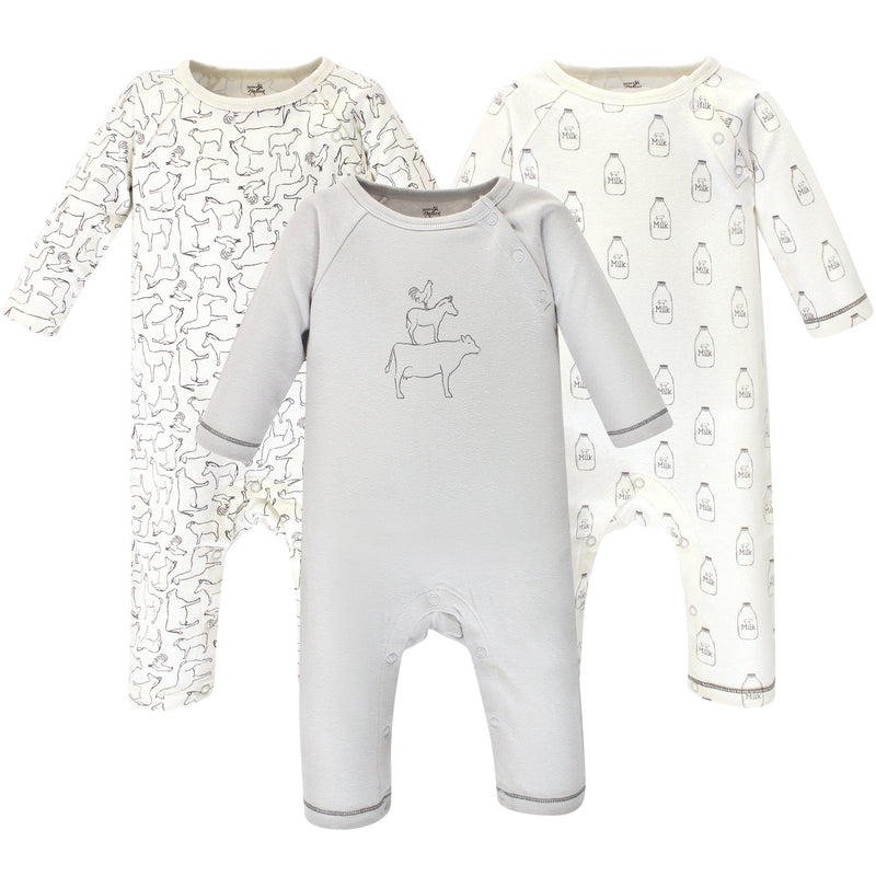 Touched by Nature Organic Cotton Coveralls, Farm Friends