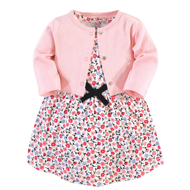Touched by Nature Organic Cotton Dress and Cardigan, Ditsy Floral