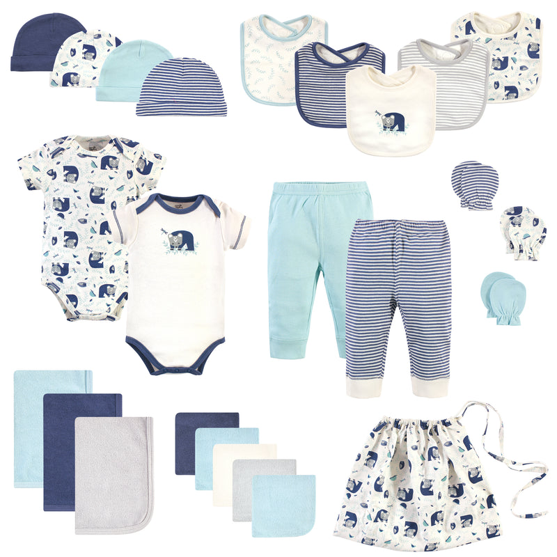 Touched by Nature Organic Cotton Layette Set and Giftset, Woodland