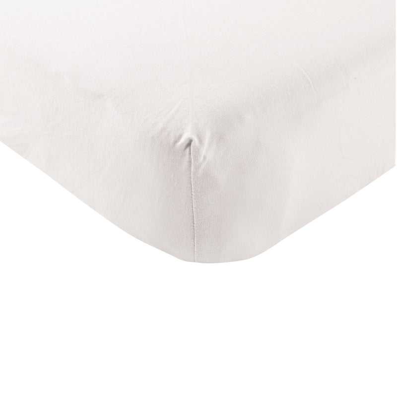 Touched by Nature Organic Cotton Crib Sheet, White