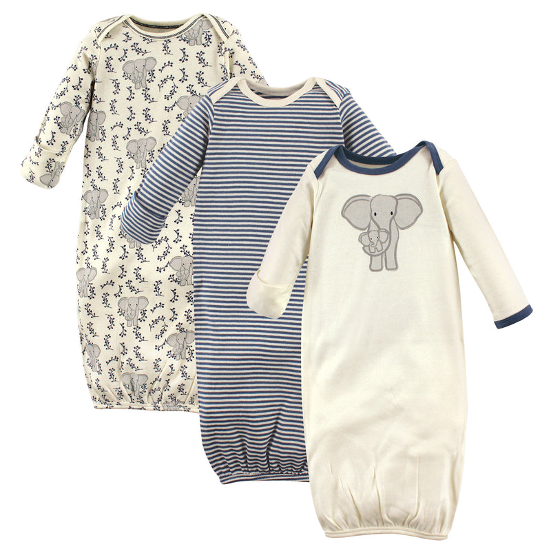 Touched by Nature Organic Cotton Gowns, Elephant