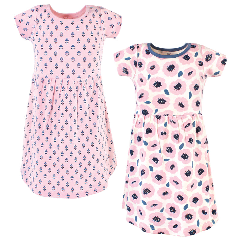 Touched by Nature Organic Cotton Short-Sleeve and Long-Sleeve Dresses, Youth Blossoms Short Sleeve