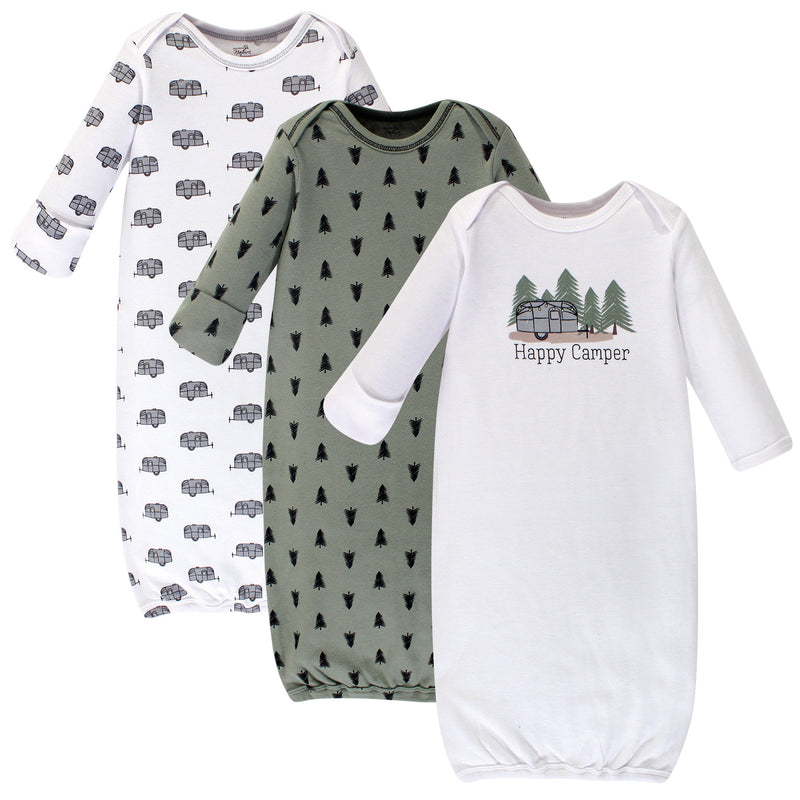 Touched by Nature Organic Cotton Gowns, Happy Camper