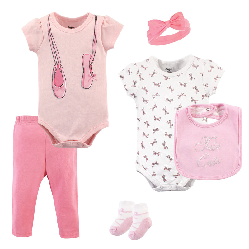 Little Treasure Layette 6-Piece Set, Ballerina