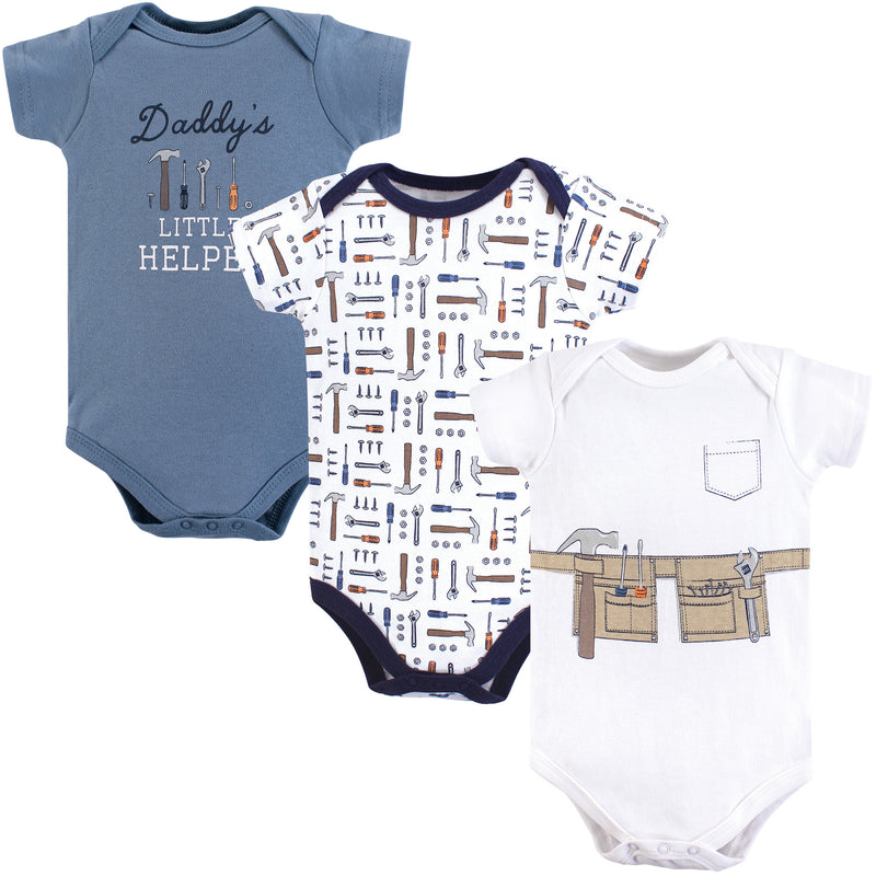 Little Treasure Cotton Bodysuits, Mr Fix-It