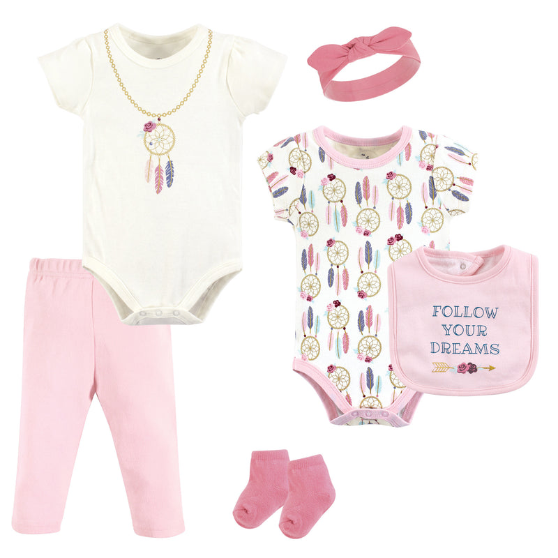 Little Treasure Layette 6-Piece Set, Dream Catcher