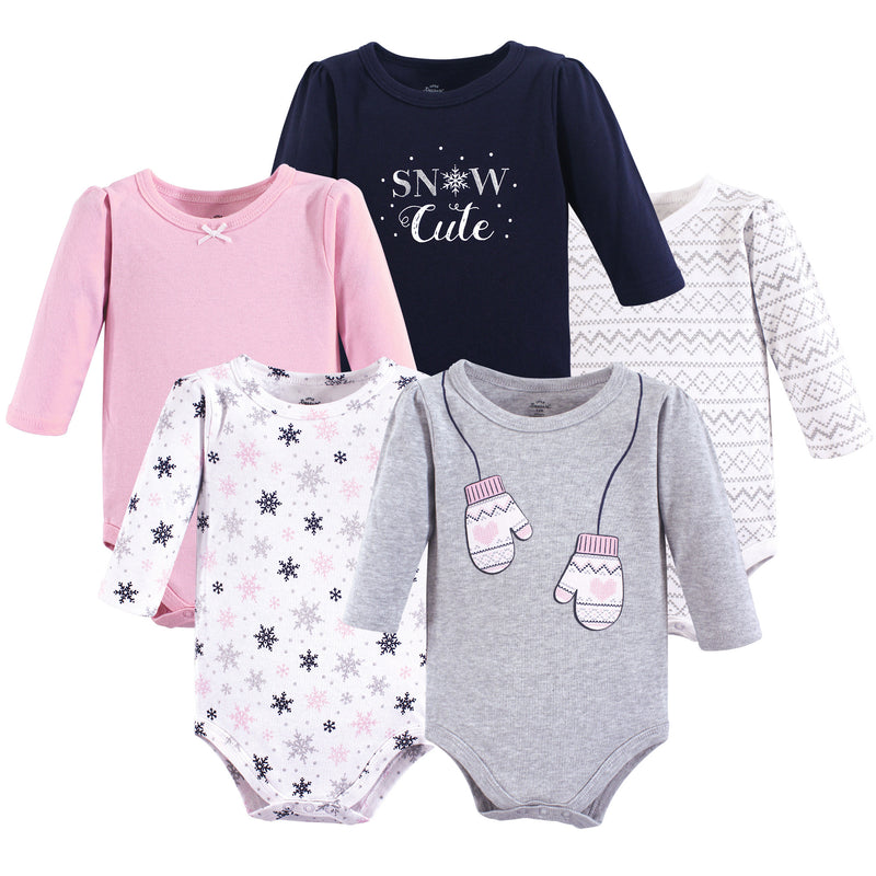 Little Treasure Cotton Bodysuits, Mittens