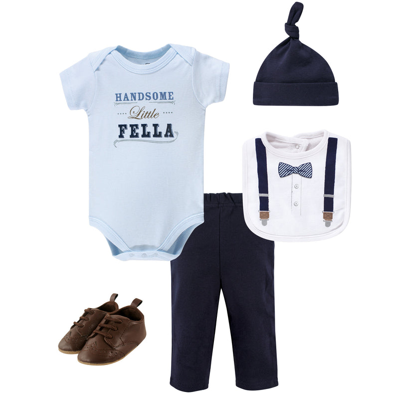 Little Treasure Layette 5-Piece Set, Handsome Fella 5-Piece