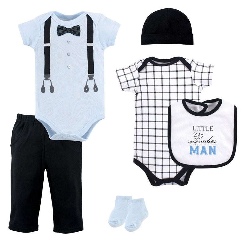 Little Treasure Layette 6-Piece Set, Ladies Man
