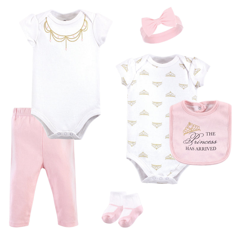 Little Treasure Layette 6-Piece Set, Princess 6-Piece