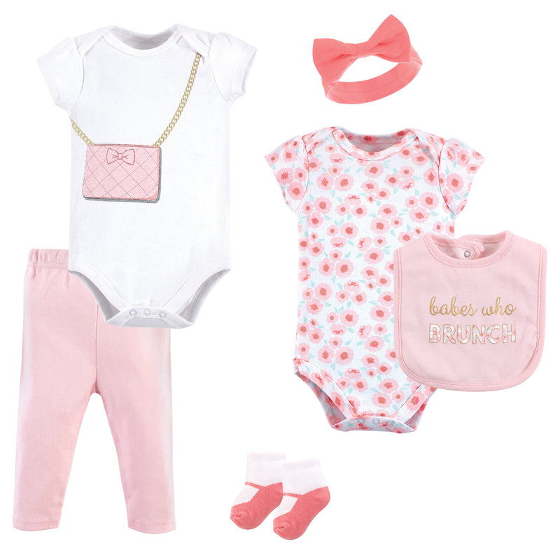 Little Treasure Layette 6-Piece Set, Brunch