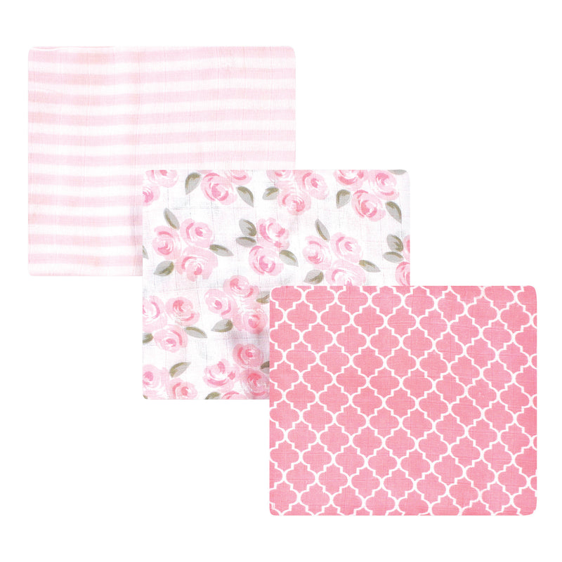 Little Treasure Cotton Muslin Swaddle Blankets, Beyoutiful