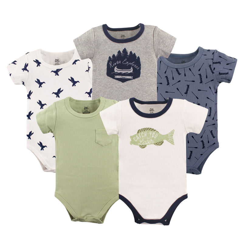 Yoga Sprout Cotton Bodysuits, Explorer