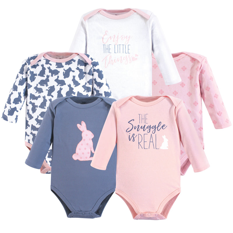 Yoga Sprout Cotton Bodysuits, Snuggle Bunny
