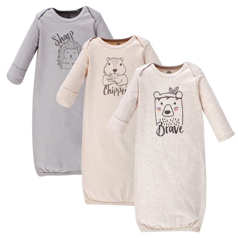 Yoga Sprout Cotton Gowns, Wild Woodland